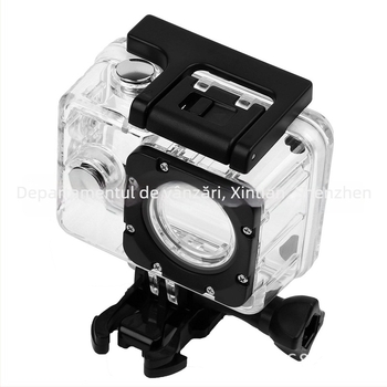 Carcasă protector waterproof pentru camere de acțiune – husă PC, compatibilă cu SJCAM/EKEN/AKASO/APEMAN (Sj4000/H9R)