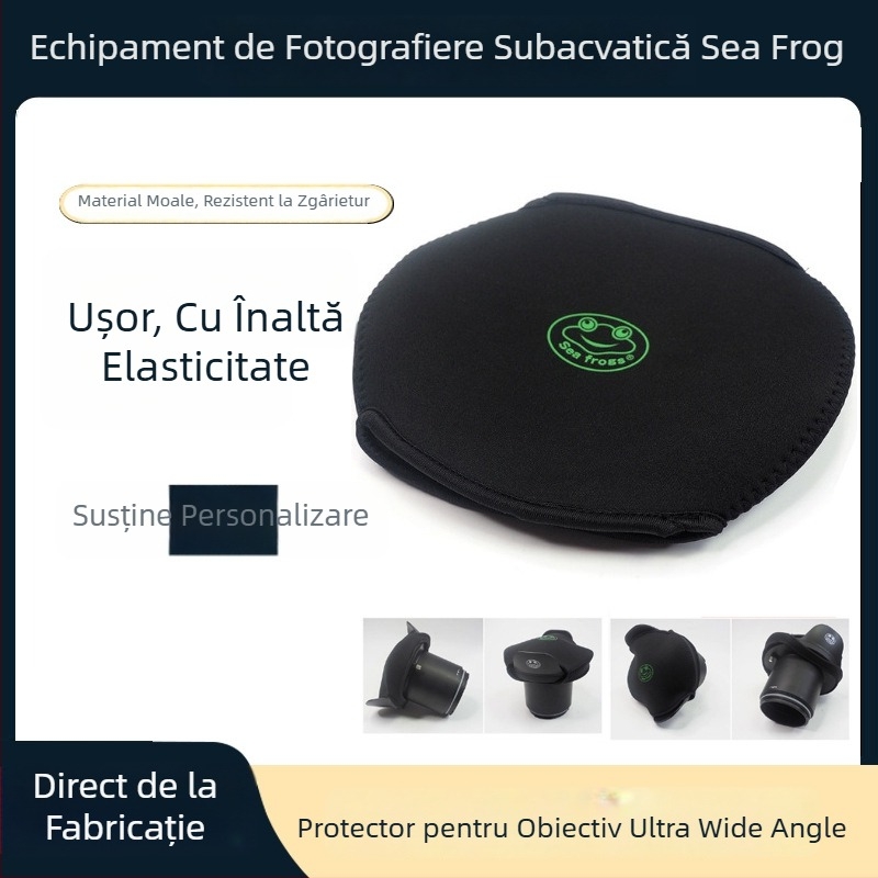 Seafrogs capac protector din nylon pentru obiectiv fisheye ultra-wide de 6″/8″ (model NC-1)