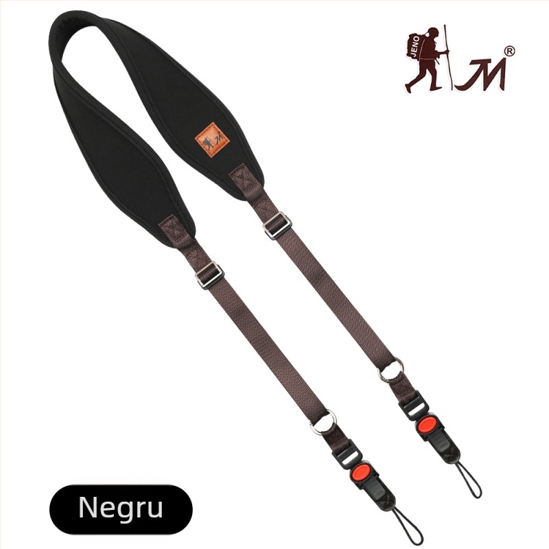 JN Geno JN-FK Curea de umăr pentru aparat foto, eliberare rapidă, curea din nylon, sarcină maximă 40 kg, lungime reglabilă, pentru camere generale