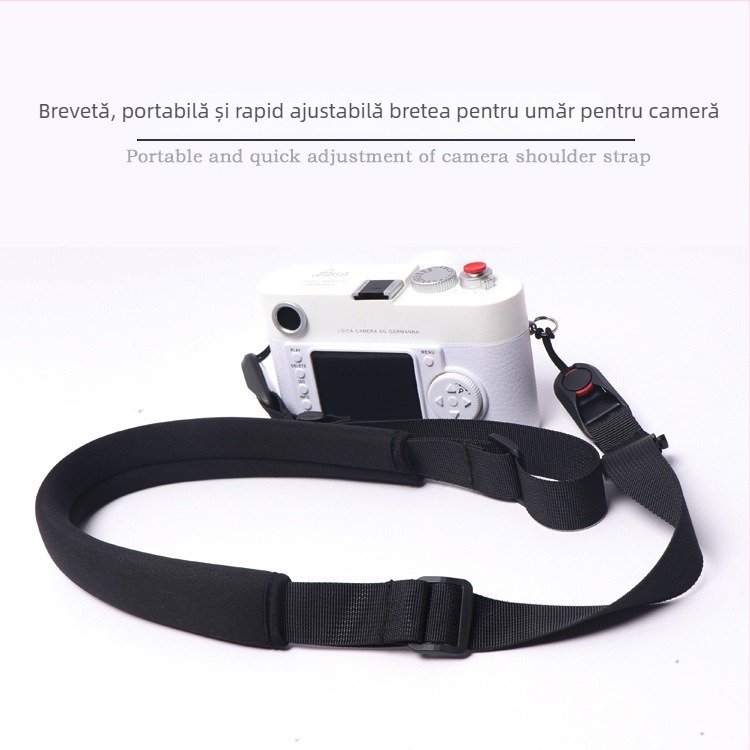 Curea de cameră, material neopren, simplă și stilată, Model 8965, sarcină maximă 10 kg, compatibil universal, Kuaishou Photography
