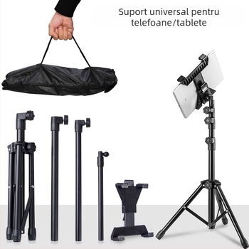 Suport reglabil pentru tabletă și telefon, trepied pentru streaming live, model 309, greutate 1,2 kg, OEM
