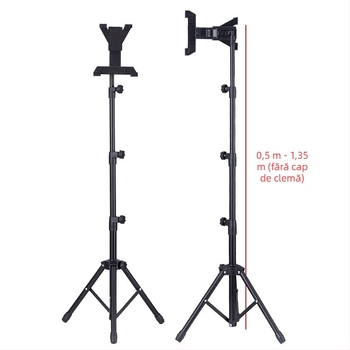 Suport reglabil pentru tabletă și telefon, trepied pentru streaming live, model 309, greutate 1,2 kg, OEM