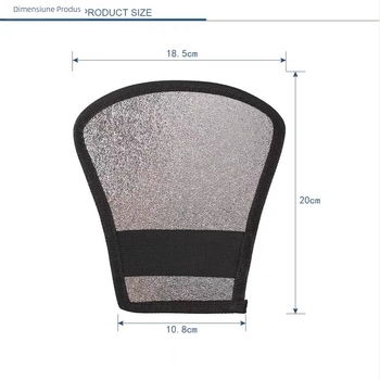 Reflector pentru bliț-ul camerei cu capac în formă de ventilator pentru iluminare moale și softbox