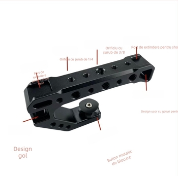 Mâner pentru Cameră DSLR cu Suport Rece – Aliaj de Aluminiu, Mâner SLR, Universal, Procesare OEM