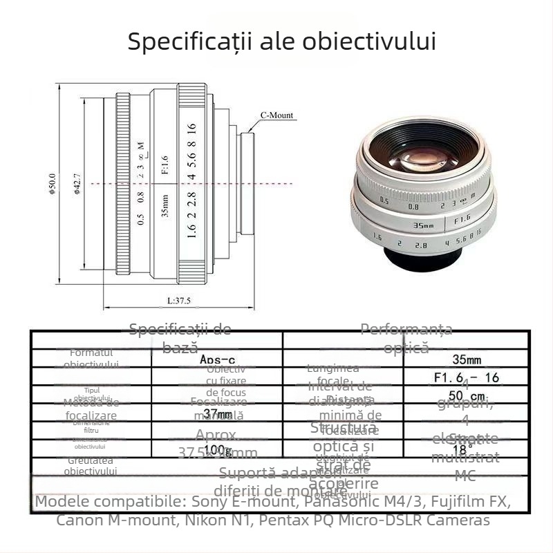 Adaptor 25mm F1.8 - 2016