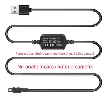 Adaptor USB AC-L200 pentru Sony DV Cameră – Alimentare și Cablu de Încărcare, Ambalaj Standard