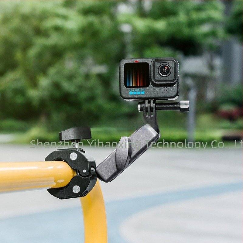 GoPro suport universal prindere cu clemă – adaptor robust pentru cameră de acțiune, montaj fix pentru exterior și interior, streaming video live și selfie