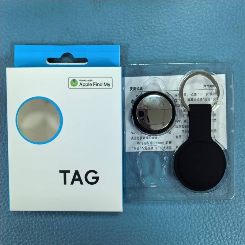 Trackere anti-pierdere în stil Airtag pentru seniori, copii, autovehicule și animale de companie; model AK28; compatibil iOS, certificat MFI; baterie 240mAh; greutate 7 g; navigare globală pe hartă