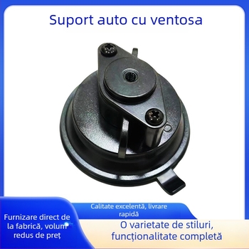 Suport auto pentru telefon cu ventuză mare, pentru geamuri, antișoc, compatibil cu telefoane mobile și camere