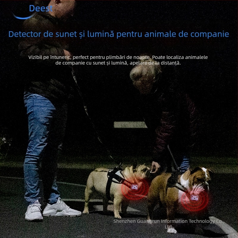 Locator GPS pentru animale D87 – urmărire în timp real, precizie 5 m, IP67, alarme SOS/Mobil/Perimetru, baterie polimerică 120 h