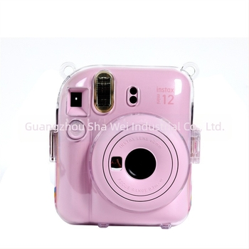Carcasă protectoare Polaroid crystal shell pentru instax mini12, OEM plastic PC, brand goldennard