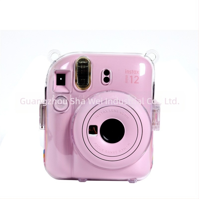 Carcasă protectoare Polaroid crystal shell pentru instax mini12, OEM plastic PC, brand goldennard