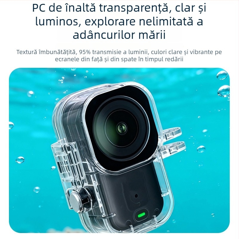 Carcasă impermeabilă pentru DJI Nano Cameră – Material: PC + oțel inoxidabil 304 + sticlă temperată; Model: DJI Nano Camera; Cod produs: FLW138; Brand: sheingka