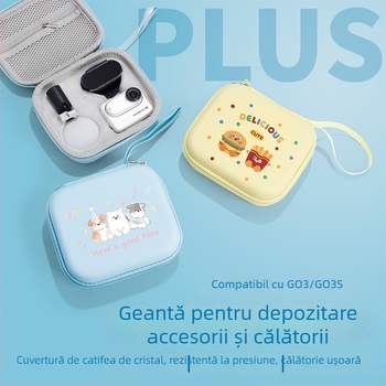 Carcasă de protecție Insta360 GO 3S, material PU și EVA, model 360go3/3s, kit standard