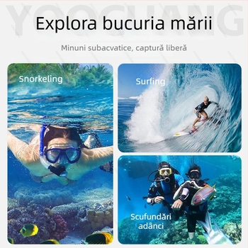 Carcasă etanșă pentru DJI Action6 — acrilic, adâncime de 60 m