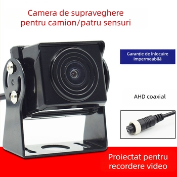 Cameră de mers înapoi pentru camion, impermeabilă, 720P, obiectiv 3.6 mm, vizualizare noapte StarLight, alimentare 12–24V (Specificații cheie: impermeabilă; 720P; obiectiv 3.6 mm; vizualizare noapte StarLight; alimentare 12–24V)
