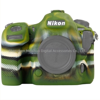 Husă de silicon pentru cameră Nikon D500 — potrivire perfectă, rezistentă la praf, antiderapant, protecție la șocuri