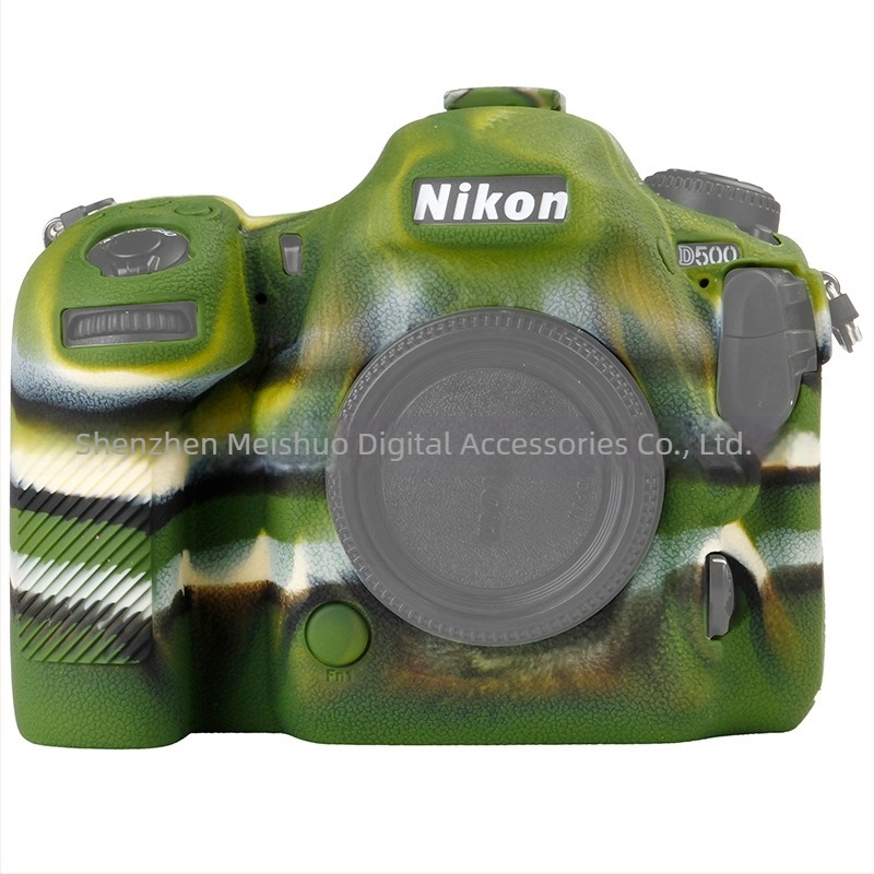 Husă de silicon pentru cameră Nikon D500 — potrivire perfectă, rezistentă la praf, antiderapant, protecție la șocuri