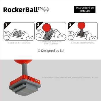 Capac protecție pentru hot shoe-ul camerei cu bile rocker — procesare OEM; ambalaj: bile rocker și cilindru de plastic; compatibil cu camere Fuji, Canon, Sony, Nikon