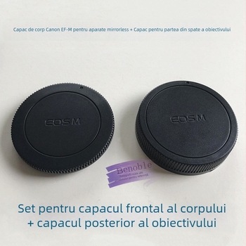 Capace frontale și dorsale pentru montura Canon EF-M, pentru camerele M6II/M5/M50 – procesare OEM