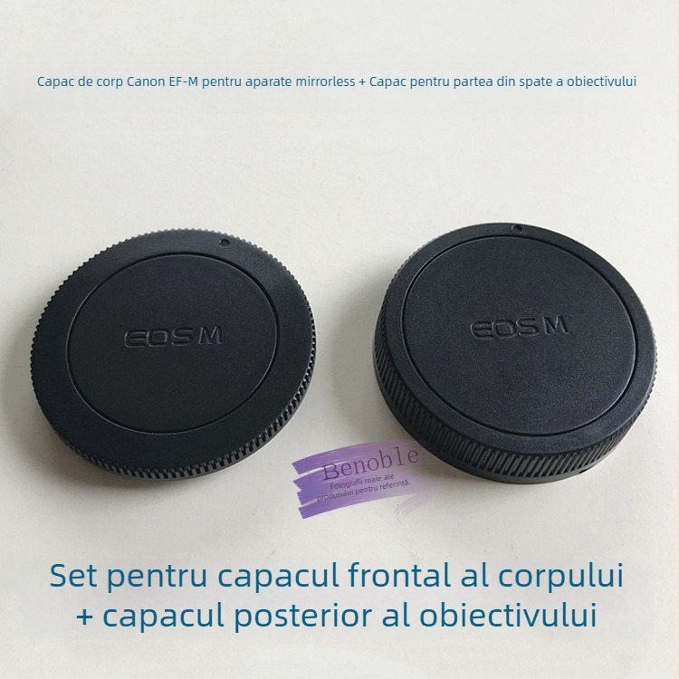 Capace frontale și dorsale pentru montura Canon EF-M, pentru camerele M6II/M5/M50 – procesare OEM