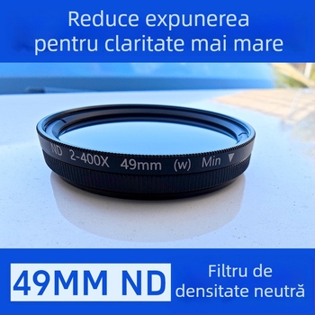 Demaxi Filtru ND universal ND2-400, Reglabil, Reducere luminozitate pentru telefoane mobile, Anti-laser