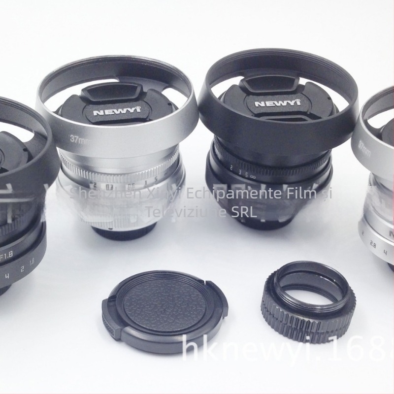 Obiectiv cu focalizare fixă 35MMF1.6, diametru filtru 37 mm, distanță minimă de focalizare 0,2 m