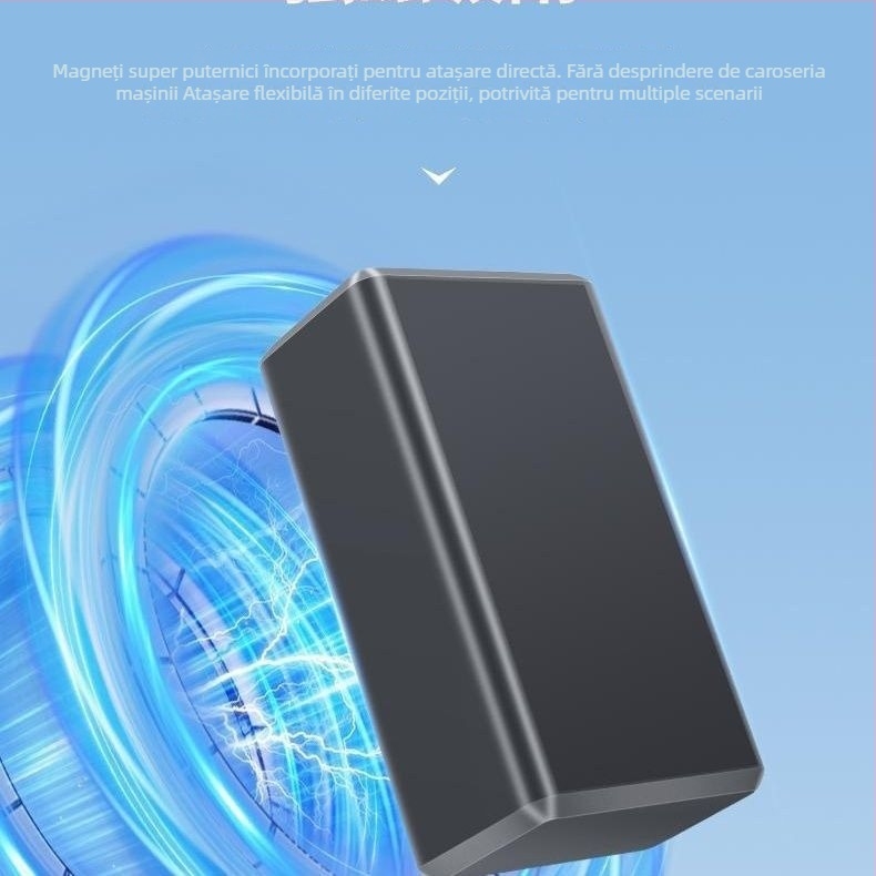 Localizator auto cu poziționare Beidou GPS, montare magnetică puternică, localizare precisă a vehiculului