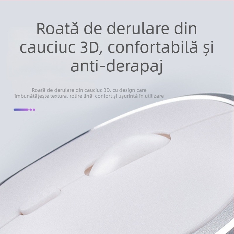 Mouse wireless cu mod dual, Bluetooth silențios pentru calculator, model 2103300