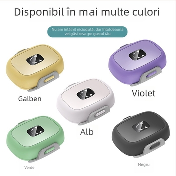 Locizator GPS pentru animale de companie, impermeabil Level 7, pentru câini și pisici, model YC-G1, 128MB memorie, precizie GPS ~2 m, alarme: vibrație, întrerupere alimentare, SOS, geofence