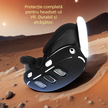 Carcasă de protecție din silicon pentru Meta Quest 3 – anti-cadere, lavabilă, compatibilă cu Meta Quest 3
