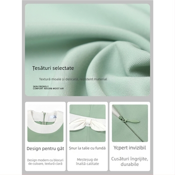 Set unisex de uniformă pentru salon de înfrumusețare/spa – material care elimină umezeala poliester-viscoză (80–90% poliester, <30% viscoză), pantaloni cu lungimea 5/4, mâneci lungi, guler cu rever, primăvara 2025