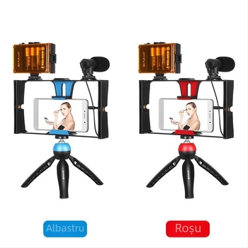 Kit foto pentru telefoane Puluz Fat Cow PKT3023 – Compatibil cu telefoane mobile; Material ABS, PC