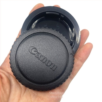 Set de capace pentru corp DSLR: capac frontal pentru corp, capac posterior pentru obiectiv, capac de praf și capac pentru obiectiv; compatibil EOS; fabricație OEM; lansat în 2021
