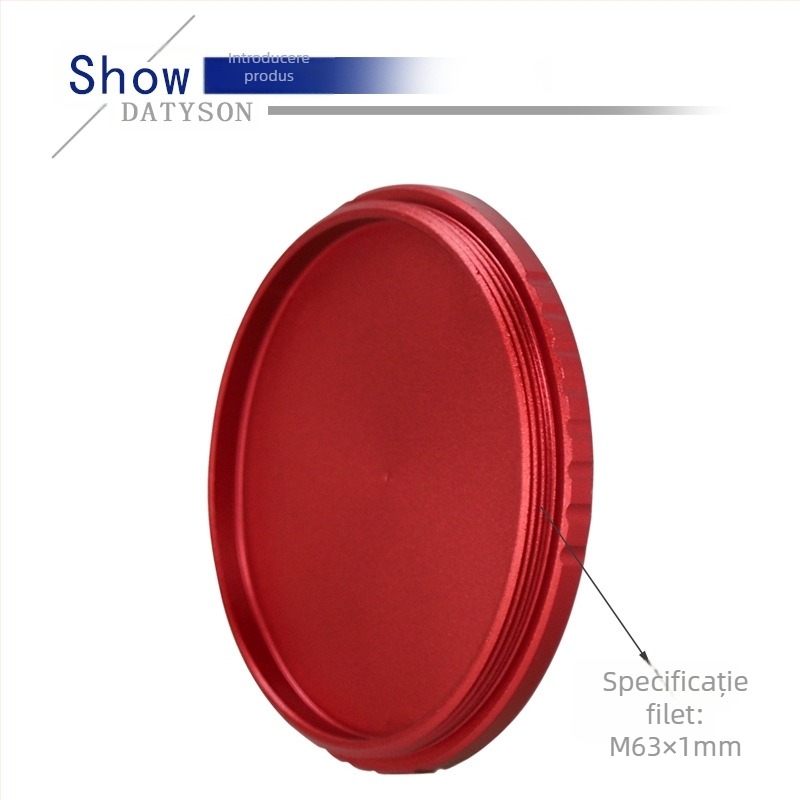 Capac de praf Datyson pentru obiectiv M63, corp din metal, model 5P9849D, filet M63X1mm