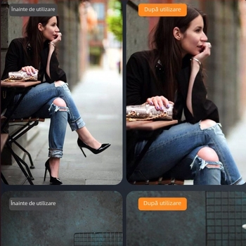 Filtru UV magnetic pentru DJI Pocket 3, cu lentilă ND reglabilă; sticlă optică + corp din aluminiu; Include 2 lentile