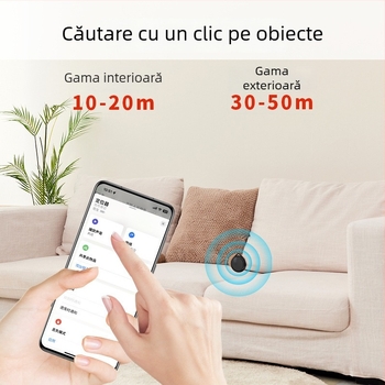 Localizator anti-pierdere compatibil Find My, urmărire la distanță, design ultrSubțire, autonomie baterie 9–12 luni