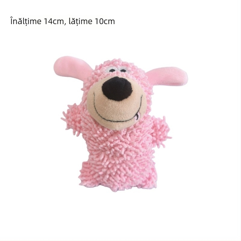 Jucărie pentru câini – Jucărie din pluș interactivă cu sunet pentru dantură și curățare dentară (Brand: Senye; Material: pluș; Fără import)