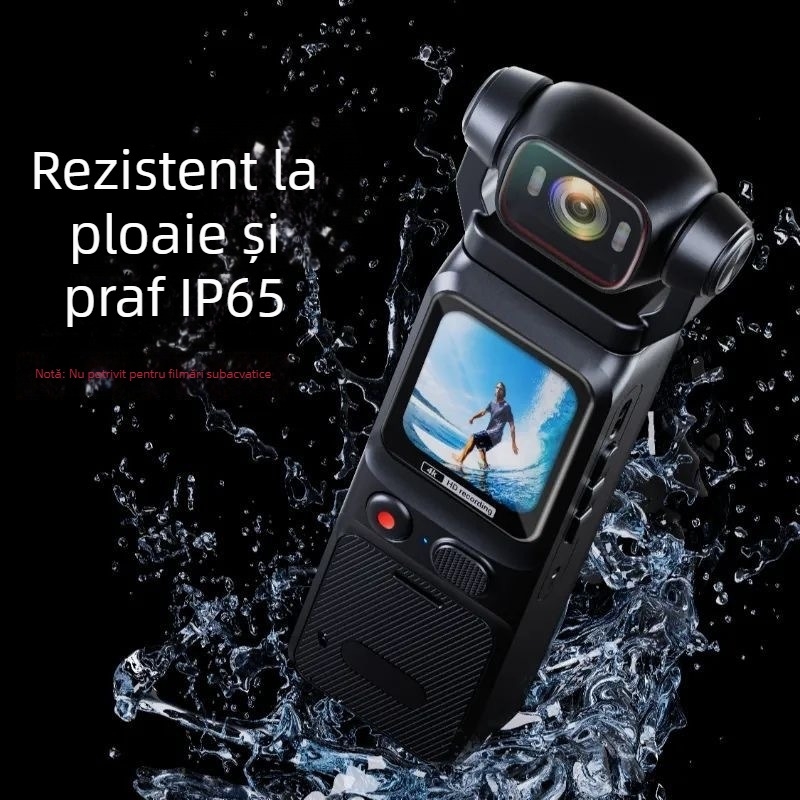 Cameră de acțiune pentru activități în aer liber, 4K Ultra-Clear, impermeabilă, anti-tremur, ecran tactil, stocare TF (4K Ultra-Clear, Waterproof, Anti-Shake, Touchscreen, TF card)