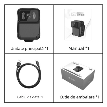CS02 cameră HD Wi-Fi rezistentă la apă și praf, pentru activități în aer liber, călătorii și înregistrare la volan