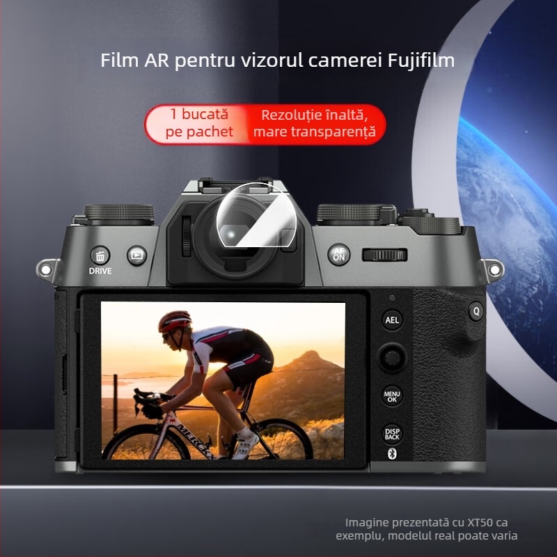Film AR pentru vizorul camerei Fuji X-T50, X-T30 II, X-S20 — Proces de electroplacare anti-reflexie, Brand Dongguan Yisi