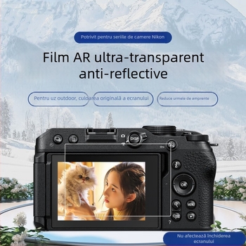 Protecție pentru ecran Nikon Z30 cu film PET AR anti-reflexie, compatibilă cu Z30/Z6II/Z8, fabricat prin procesare