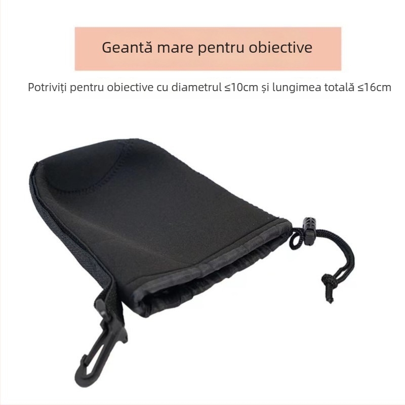 Geantă pentru obiective DSLR cu curea, Guest Debao, 0,2 kg, pentru obiective, etichetă privată disponibilă