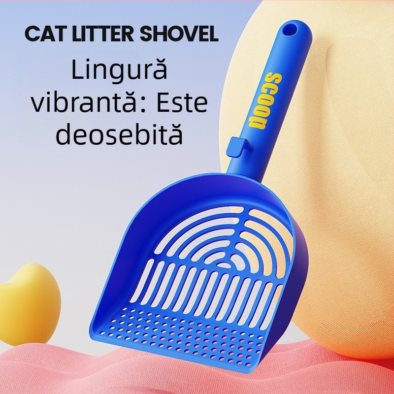 Lopată pentru nisip de pisică cu margini rotunjite — livrare directă de la producător, potrivită ca cadou