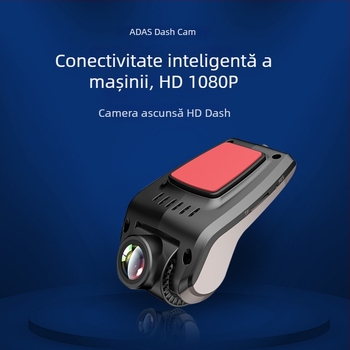 Videoregistrator auto cu cameră dublă față-spate, navigație GPS, 1080p, unghi de filmare 170°, diafragmă F1.5