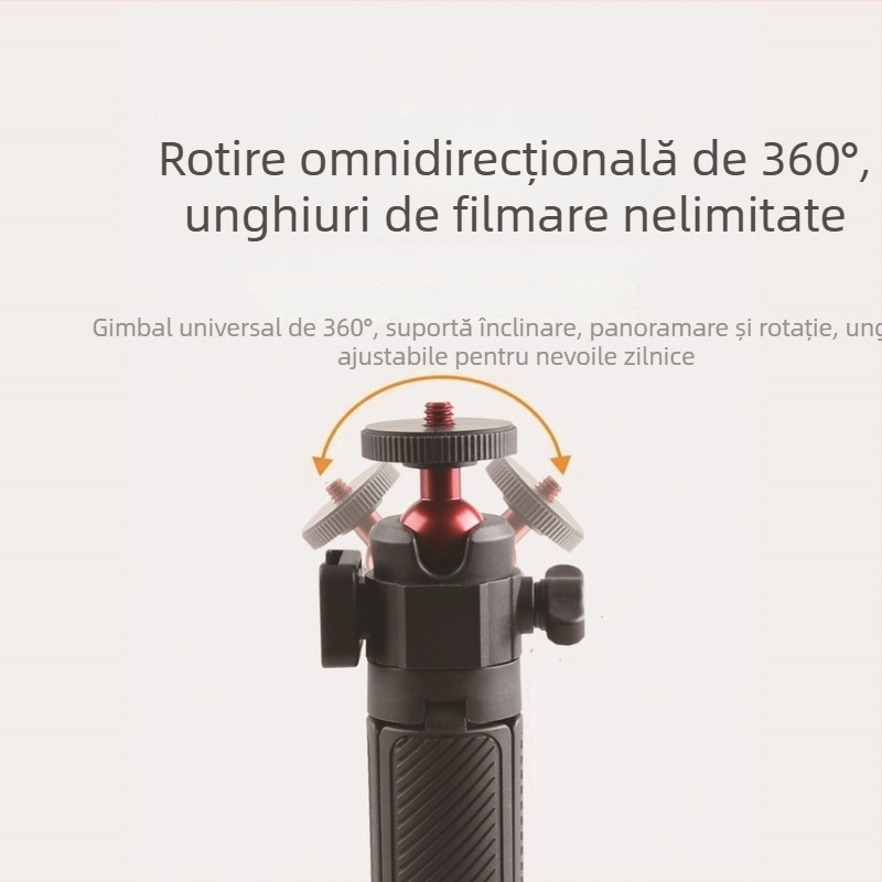 Szyi Ac40 Trepied cu gimbal, manual — aliaj de aluminiu + silicon, pentru camere de acțiune