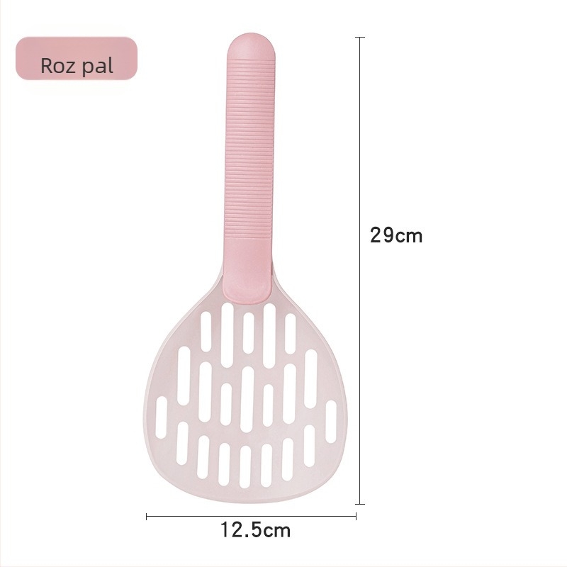 Lopată pentru nisip de pisică – design ergonomic, ușor de curățat (ABS plastic; pentru pisici; Haole; mărci private licențiate)