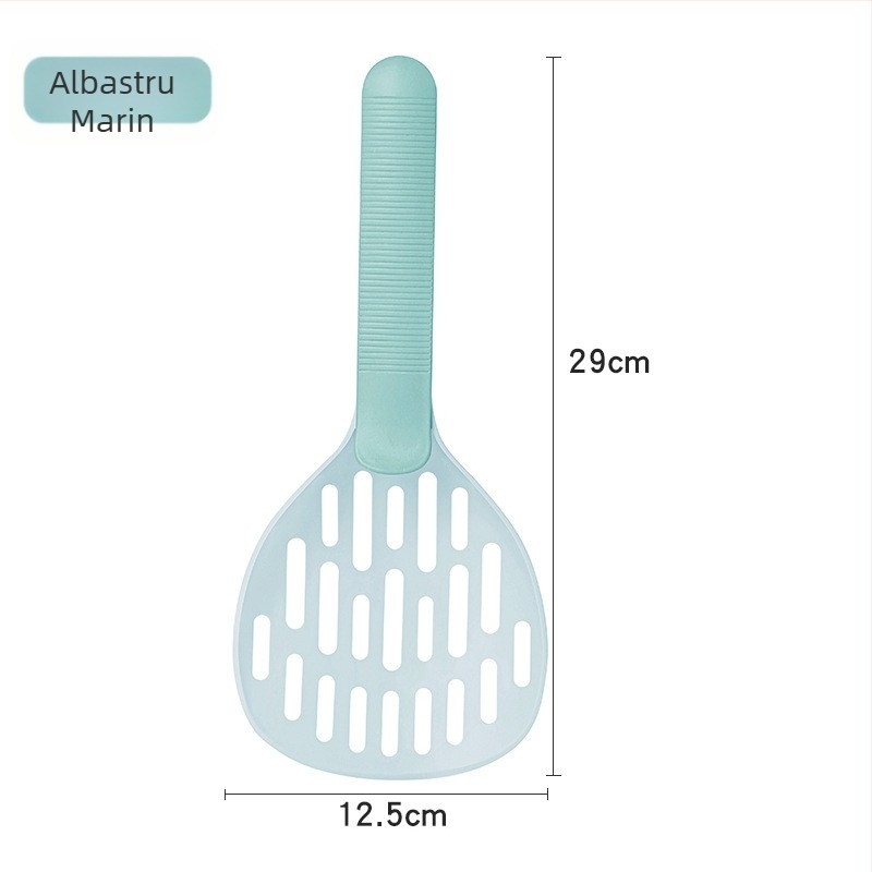 Lopată pentru nisip de pisică – design ergonomic, ușor de curățat (ABS plastic; pentru pisici; Haole; mărci private licențiate)