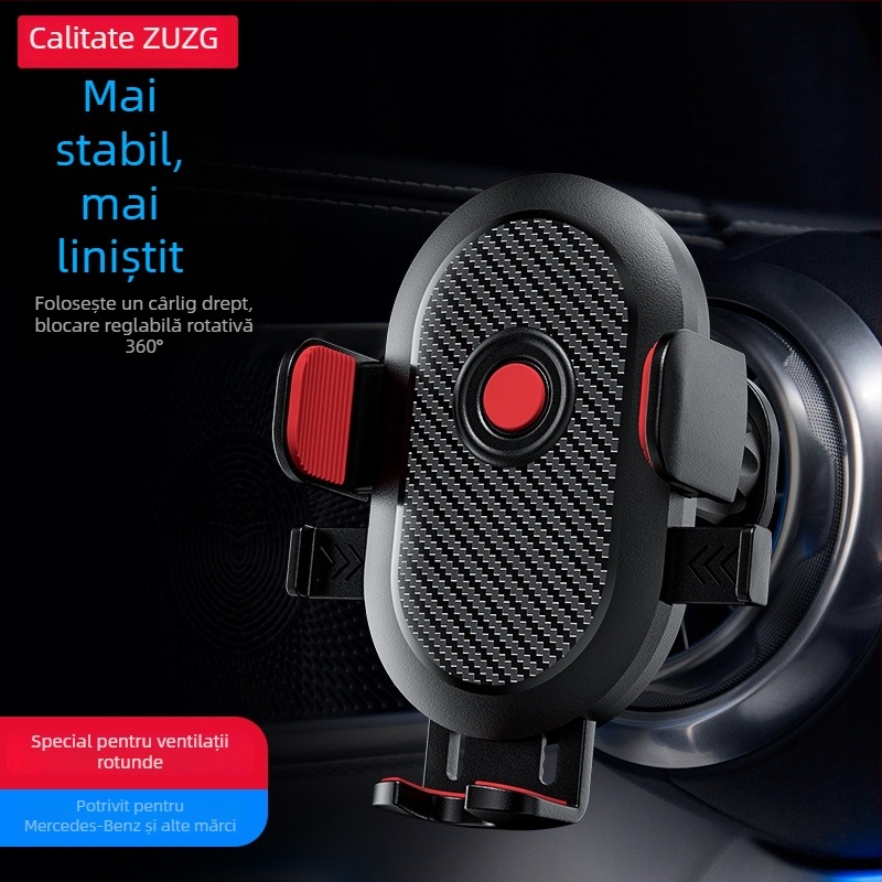 Suport auto pentru telefon - plastic, universal, anti-vibrație (Brand: Quality table)