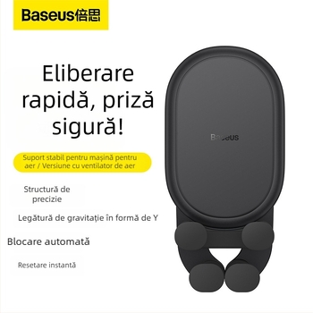 Baseus suport auto pentru telefon – suport universal cu gravitație pentru gurile de ventilație, navigație, ABS+PC